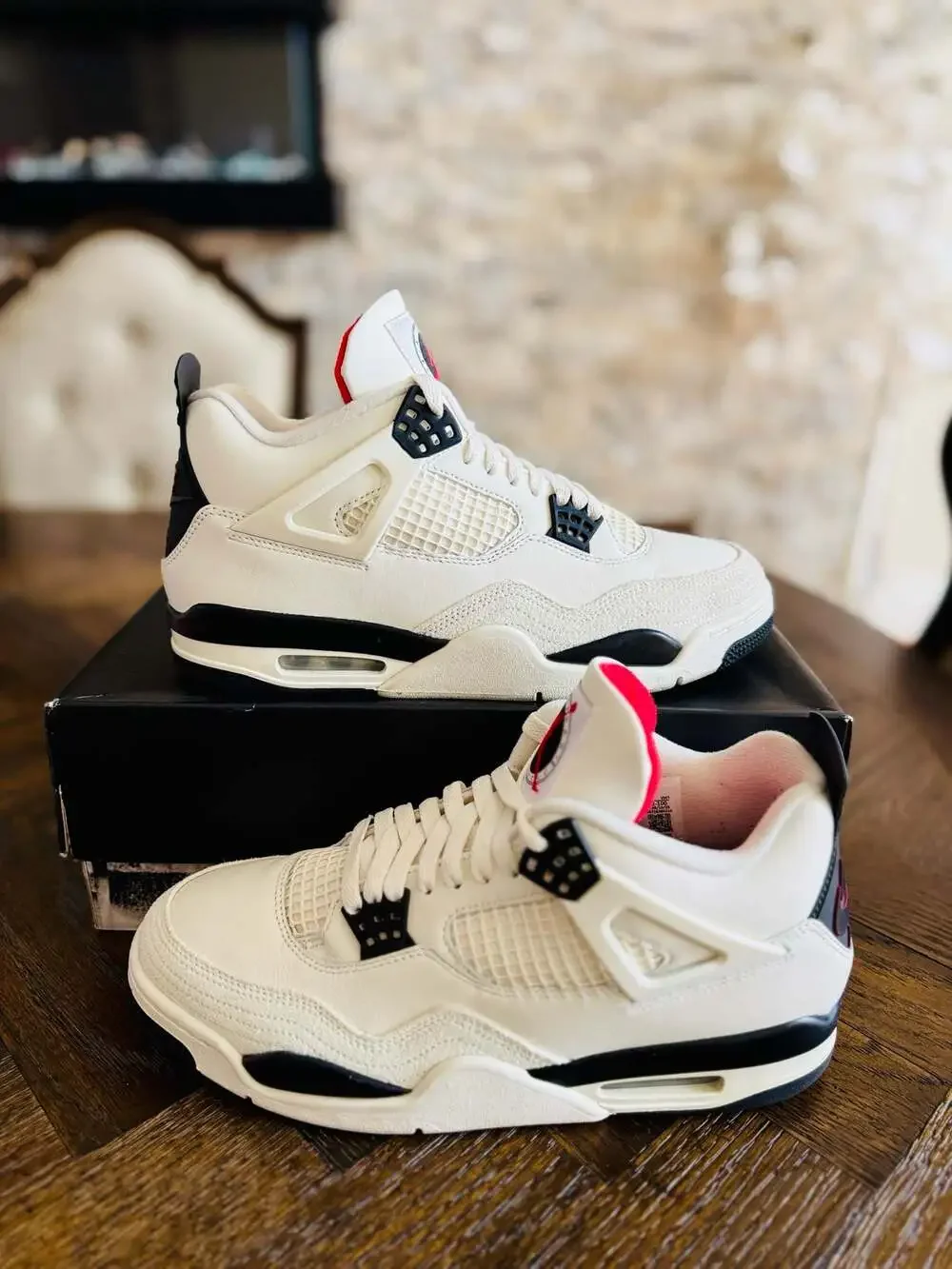 Air Jordan 4 Retro 'Flight Club' Sail/Black/University Red